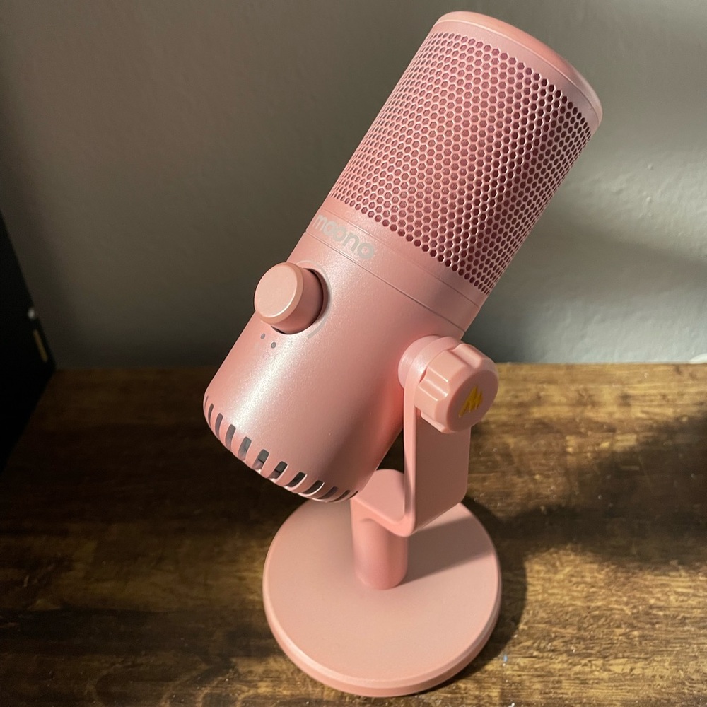 Pink Computer Microphone